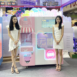Máquina Expendedora de Algodón de Azúcar Totalmente Automática e Inteligente con Pantalla Táctil, Soporte Comercial Multilingüe y Logotipo Personalizado de China - Product Image 2