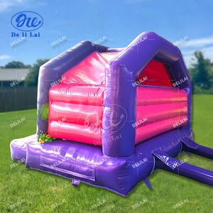 Trampolín Inflable de PVC Delilai, Resistente, con Tobogán, Capacidad para 4 Personas, Fácil de Instalar, Color Personalizado, 3.5x3.5m, para Fiestas al Aire Libre - Product Image 3