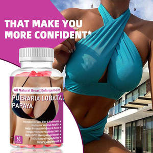 Natürliche Pueraria Lobata Papaya Gummi Brust vergrößerung Brust pflege Heben und Straffen Hintern Verbesserung Gummies - Product Image 6