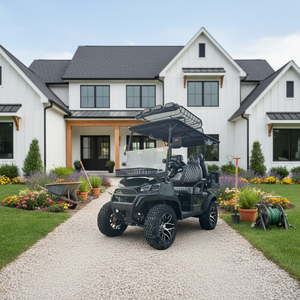Carrito de Golf Eléctrico de 4 Plazas Económico para Recorridos Fáciles, Buggy Turístico Chino - Product Image 1