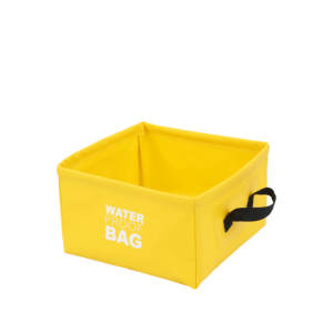 Seau <span class=keywords><strong>à</strong></span> eau de pique-nique en PVC isolé carré de 10 litres portable seau pliant noir avec une épaisseur de 3mm pour l'escalade et les visites - Product Image 5