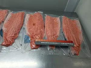 Filete de salmón coho congelado del Atlántico de calidad premium
