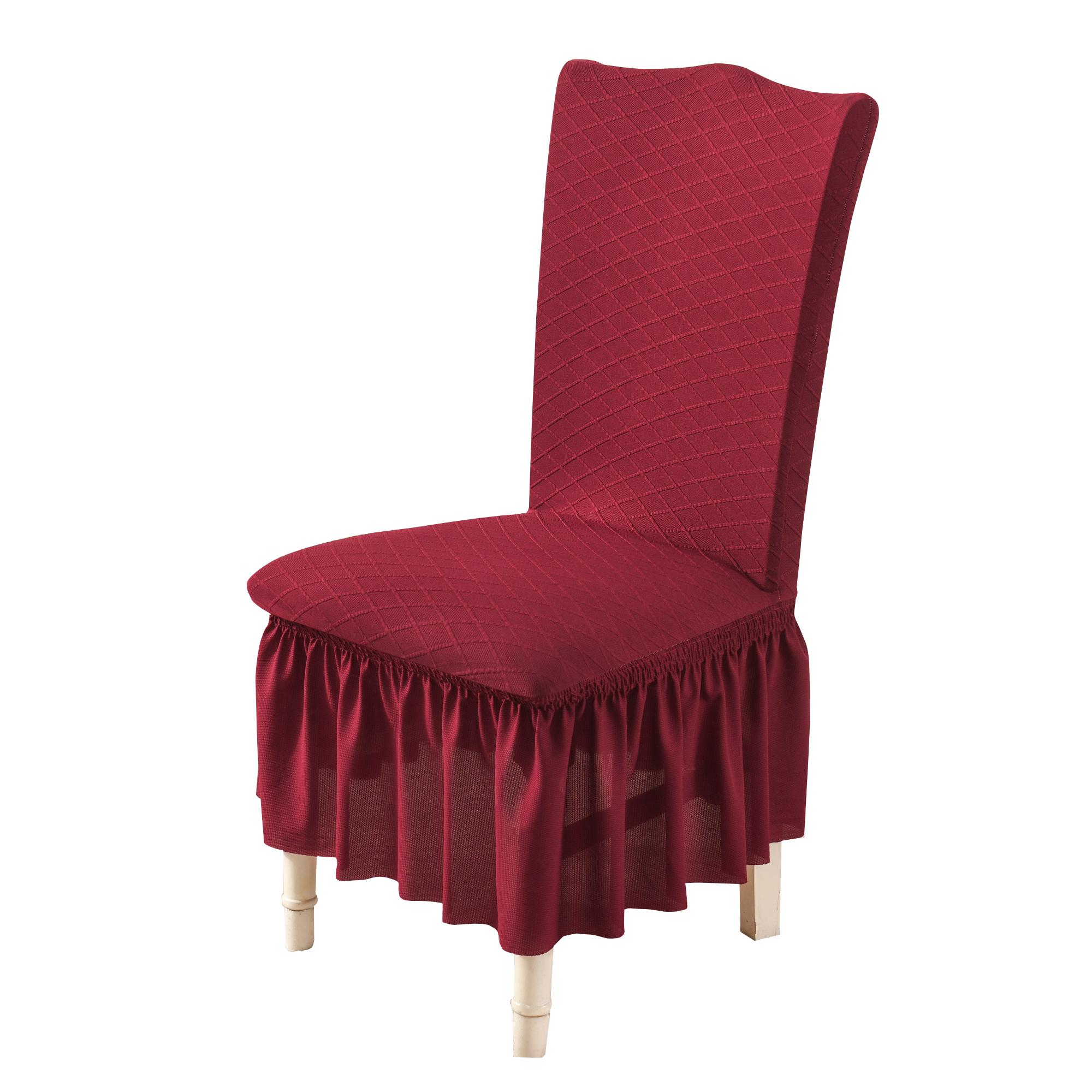 Новинка 2020 года, европейская жаккардовая кружевная юбка, чехол на стул, полноразмерное кресло для офиса, дома, свадьбы, вечеринки, банкета, гостиницы, однотонное окрашенное CN;JIN