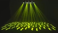 Projecteur à tête mobile 120W avec motif lumineux RGBW LED IP65 DMX512 Contrôle intelligent pour fête/club/disco/mariage/DJ/scène/bar/spectacle