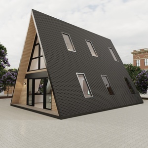 Trung Quốc sang trọng prefab tam giác nhà khách nhà tiền chế nhà cho kỳ nghỉ phòng - Product Image 1