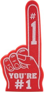 Cheer Gloves Customized Logo Color Normal <b>Sponge</b> Shape Foam Finger Hand - Product Image 6