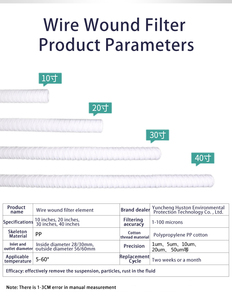 Hệ thống lọc nước vết thương dây 10 inch thích hợp cho máy lọc nước gia đình - Product Image 6