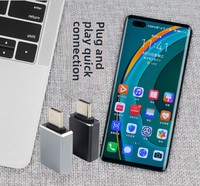 Adaptor JILIAN USB-C ke USB3.0 dengan Perlindungan OTP & Dukungan OTG Output DC untuk Laptop, Ponsel & Perangkat LED