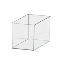 Petit aquarium de bureau en PET pour guppies et poissons rouges, aquarium en plastique PET hautement transparent