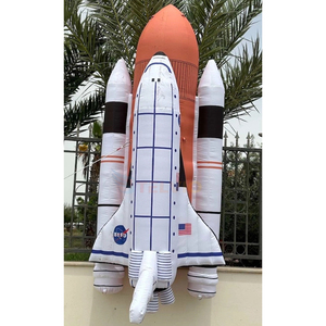 Décorations sur le thème de l'espace : Modèle de navire <span class=keywords><strong>spatial</strong></span> gonflable LED, avion gonflable, accessoires d'airship <span class=keywords><strong>NASA</strong></span>, <span class=keywords><strong>navette</strong></span> spatiale, étoile spatiale gonflable - Product Image 3