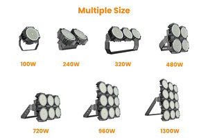 Hishine <span class=keywords><strong>120W</strong></span> RGB LED Luz de inundación Luz de mástil alto IP67 Impermeable DMX Controlado Arandela de pared para espectáculos de luces de fachada de edificios - Product Image 2