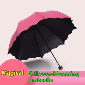 Sombrilla Clásica Extra Grande de Tubo de Hierro con Apertura Manual por Activación por Agua, 8 Varillas, Revestimiento Negro, Protección UV, Logotipo Personalizado - Product Image 2