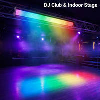Barre de lumière stroboscopique LED RGBW 600W, étanche IP66, 672 RGB + 112 CW, DMX512, Wash Blinder, pour concerts en plein air, festivals, DJ, scène