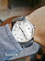 Nouvelle montre à quartz tendance pour couple, style simple et élégant, avec cadran de 40 mm, boîtier en alliage, fenêtre de cadran en verre, affichage par aiguilles
