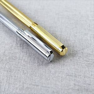 Bolígrafo de Lujo de Metal de Alta Calidad en Oro y Plata, con Logotipo del Cliente, Escritura de 0.5 mm de Diámetro, Bolígrafos Personalizados para Estudiantes - Product Image 2
