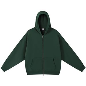 Sweat à capuche Healy personnalisable, style rétro américain, épais (420g), avec fermeture éclair double, pour homme, veste cardigan basique tendance automne/hiver - Product Image 5