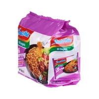 Nouilles instantanées Mi Goreng saveur Rendang épicé Halal, frites à sec à base de farine de blé, Indofood, paquet de 5, emballage en vrac