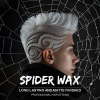 Mousse de coiffure Pamade Spider Cream Clay Wax pour hommes avec étiquette personnalisée Turquie Texture finie mate
