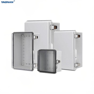 Boîtier de distribution étanche IP66 en ABS avec loquets en acier inoxydable et couvercle transparent en <span class=keywords><strong>PC</strong></span> pour extérieur, faible tension, facile à installer - Product Image 4