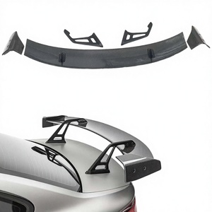 Aileron arrière universel en fibre de carbone style AD, double niveau, finition polie, pour BMW F87 F80 F82 M2 M3 M4, lèvre de coffre - Product Image 2