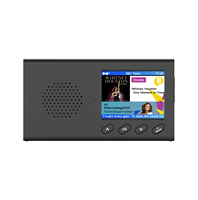 Radio DAB/DAB+ Layar LCD Warna Portabel dengan Speaker BT Nirkabel, Jam, Baterai 1200mAh, Waktu Putar 20 Jam