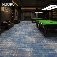 Snooker-Club und Billardraum Premium Nylon-Bedruckter Teppich Gewerbliche Qualität Feuerhemmend für Wand-zu-Wand-Bodenbelagslösungen