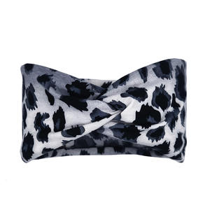 Venta al por mayor de moda estiramiento Yoga banda para el sudor Boho <span class=keywords><strong>diadema</strong></span> nudo superior patrón de <span class=keywords><strong>serpiente</strong></span> fresco correr deportes <span class=keywords><strong>diadema</strong></span> de leopardo para las mujeres - Product Image 4