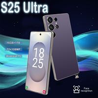 Smartphone S25 Ultra 6,9 pouces 16 Go + 1 To Double SIM Android 15 5G Multilingue (Anglais, Allemand, Français, Espagnol)