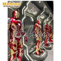Figurine d'action Iron Man MK50 grandeur nature personnalisée, sculpture de héros robot en résine, statue Iron Man en fibre de verre