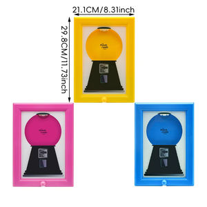 Distributeur de bonbons 3 couleurs, décoration d'intérieur, cadre photo, présentoir de bonbons vintage, suspension, distribution rapide - Product Image 2