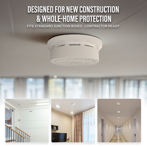 US Local Stock Factory Supplier Hardwired <strong>Smoke</strong> <strong>Detectors</strong> with 10 Year Battery - Product Image 6