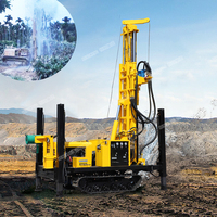 Machine de Forage Pneumatique à Rocher Hengwang 200m-300m 2026, Foreuse DTH Portable à Air pour Puits d'Eau, Foreuse Diesel