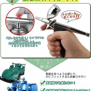 Haima Xuan Airbrush <b>Kit</b> 0.3 0.5 0.8mm Dual Action Gravity Feed Portable Artwork Painting <b>Model</b> Making - Product Image 4