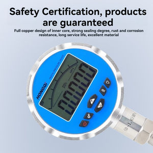 เกจวัดความดันอุตสาหกรรมสแตนเลสไดอะแฟรมดิจิตอลซีลไดอะแฟรม100มม. สำหรับเครื่องขุดสัญญาณเอาท์พุทเชิงมุม - Product Image 4