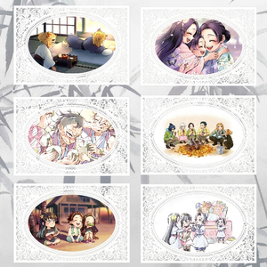 การ์ดกระดาษอนิเมะญี่ปุ่น ลายฉลุลูกไม้ งานฝีมือ กระดาษมุกโปร่งแสง ลายกิยู โทมิโอกะ นายน์พิลเลอร์ส การ์ดสะสม ของขวัญ เกมบนโต๊ะ - Product Image 2
