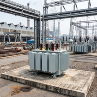 Equipo eléctrico de eficiencia energética, transformador trifásico de 10kV/11kV sumergido en aceite, estándar IEC para sistemas de energía industriales y de servicios públicos.