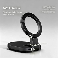 Support de téléphone magnétique double face pliable et rotatif 3-en-1 multifonctionnel pour bureau et extérieur – Offre Spéciale