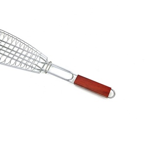 Nuevo producto Multifuncional Cocina al aire libre Parrilla antiadherente Red Parrilla de hierro fundido en forma de pez - Product Image 6