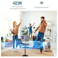 Mini projecteur portable 4K 1080P720P K1W OEM/ODM Android 11 Mini Beamer Proyector Led Home Smart Wifi 4k Mini Projecteur