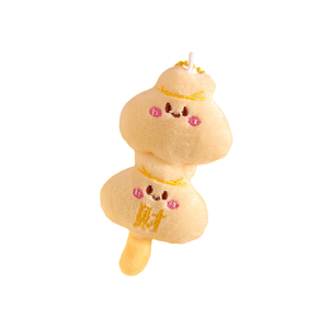Pendentif en peluche Boulette de viande sur brochettes pour Hot Pot, Figurine alimentaire amusante pour cadeaux d'ouverture de restaurant chinois de Hot Pot - Product Image 2