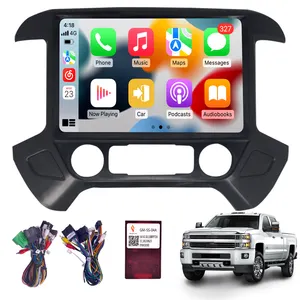 Chevrolet Silverado 2014-2018 autoradio 13.1 pouces TS10 Android12 4 + 64g Radio Bluetooth Radio avec lecteur de voiture Bluetooth Android Bluetooth