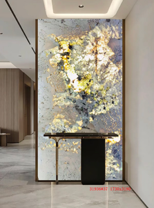 หินแกรนิตธรรมชาติหรูหรา ดีไซน์ทันสมัย ขายดี รุ่นอัลพินัส บราซิล สีขาวโปร่งแสง แผ่นใหญ่ ขัดเงา สำหรับวิลล่า - Product Image 6