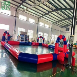 Piste <span class=keywords><strong>de</strong></span> course gonflable pour voitures tamponneuses, équipement gonflable à prix abordable pour aires <span class=keywords><strong>de</strong></span> jeux extérieures/intérieures, en vente - Product Image 3