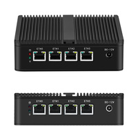 Intel Atom E3845 Quad Core 1.91Ghz 4 Lan 1GbE Router Lunak Keamanan Jaringan VPN PC Industri Firewall