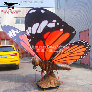 Animatronic <span class=keywords><strong>Butterfly</strong></span> Custom ized Schmetterling Replik Garten Dekor Schmetterling Skulptur Outdoor Riesen Insekten Statue für Park - Product Image 6