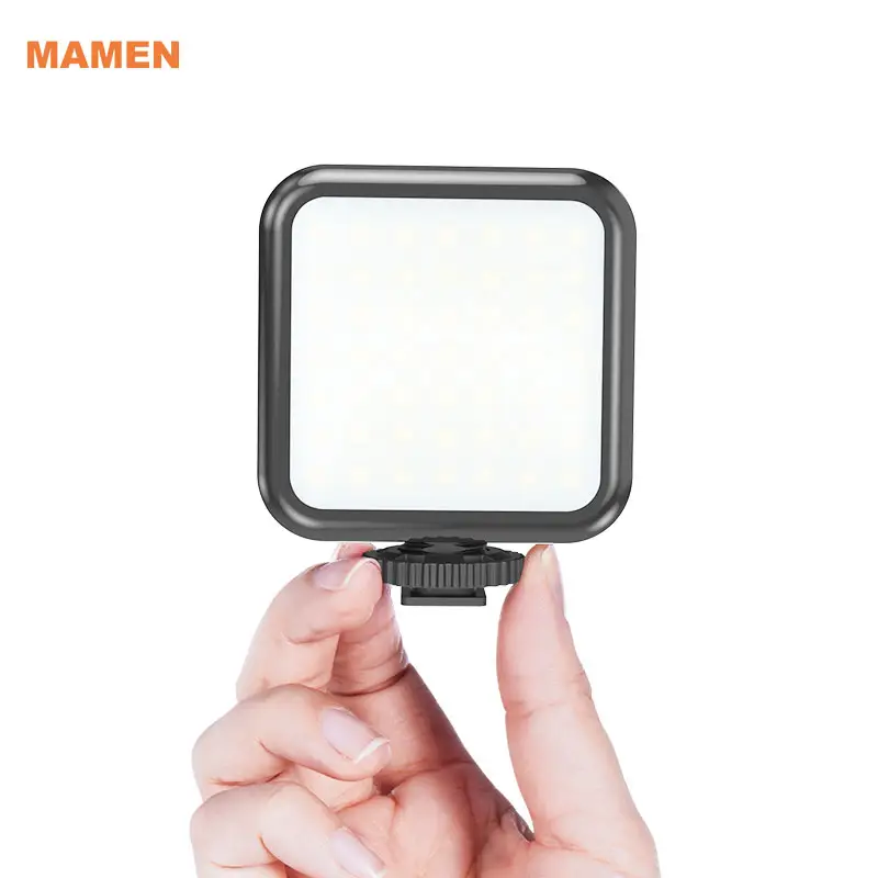 D49R Kit di illuminazione per fotografia tascabile a LED bicolore Mini per registrazione Video e riprese fotografiche logo personalizzato in fabbrica