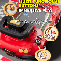 2025 nouvelle Machine de jeu de course électrique enfants éducatifs en plastique jouet voiture électronique volant bébé jouet simulation de conduite