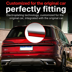 Lanterna Traseira Integrada com Lente Vermelha de Alta Luminosidade para Audi Q7 2021-2024, Luz de Freio Traseira Integrada - Product Image 4