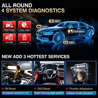 Escáner OBD2 LAUNCH CRP123 V2.0 para Motor/ABS/SRS/Transmisión, Herramienta de Diagnóstico, Lector de Códigos de Bolsa de Aire SRS, Disponible en Almacenes de EE. UU. y la UE