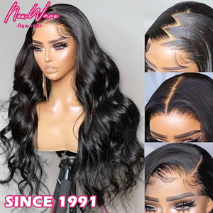 全卷曲原始发质高品质蛋卷波浪假发 13X4 网状前额 100% 人发松散波浪假发 - Product Image 6